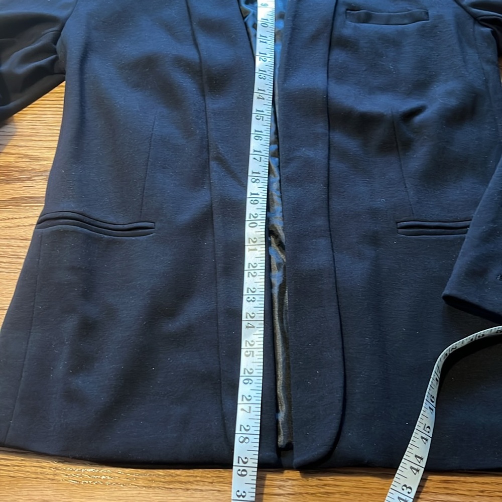 Grace Elements Black Open Front Blazer Style Jack… - image 7